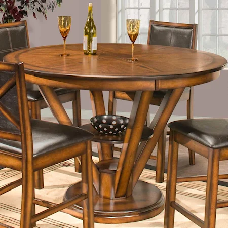 Round Counter Height Table